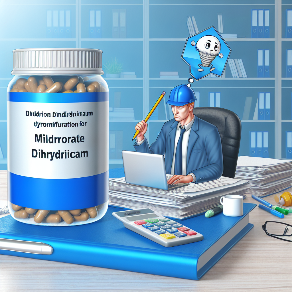 ¿Puede Mildronate Dihydricume afectar tu rendimiento laboral?