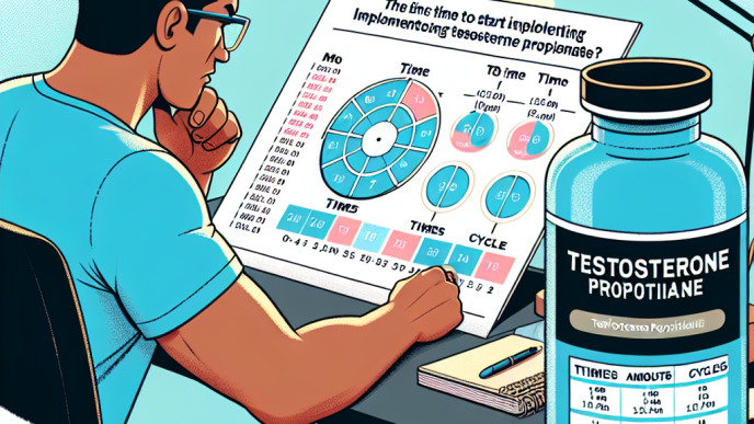 Cómo elegir el momento ideal para empezar Propionato de testosterona