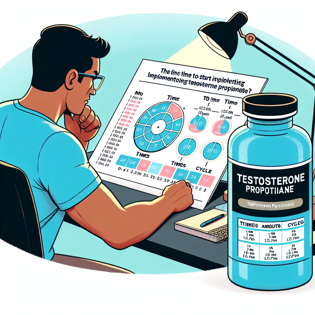 Cómo elegir el momento ideal para empezar Propionato de testosterona