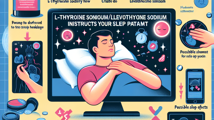 Qué hacer si L-Thyroxine Sodium/Levothyroxine Sodium (LT4 sodium) interrumpe tu patrón de sueño
