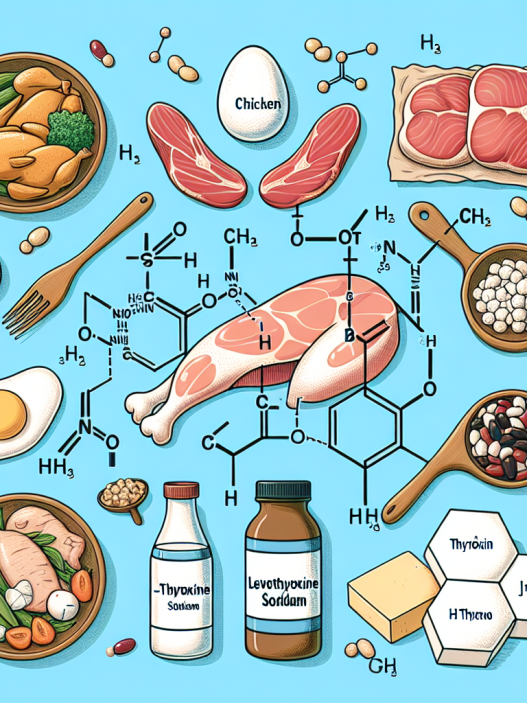 Qué tipo de proteína combinar con L-Thyroxine Sodium/Levothyroxine Sodium (LT4 sodium)