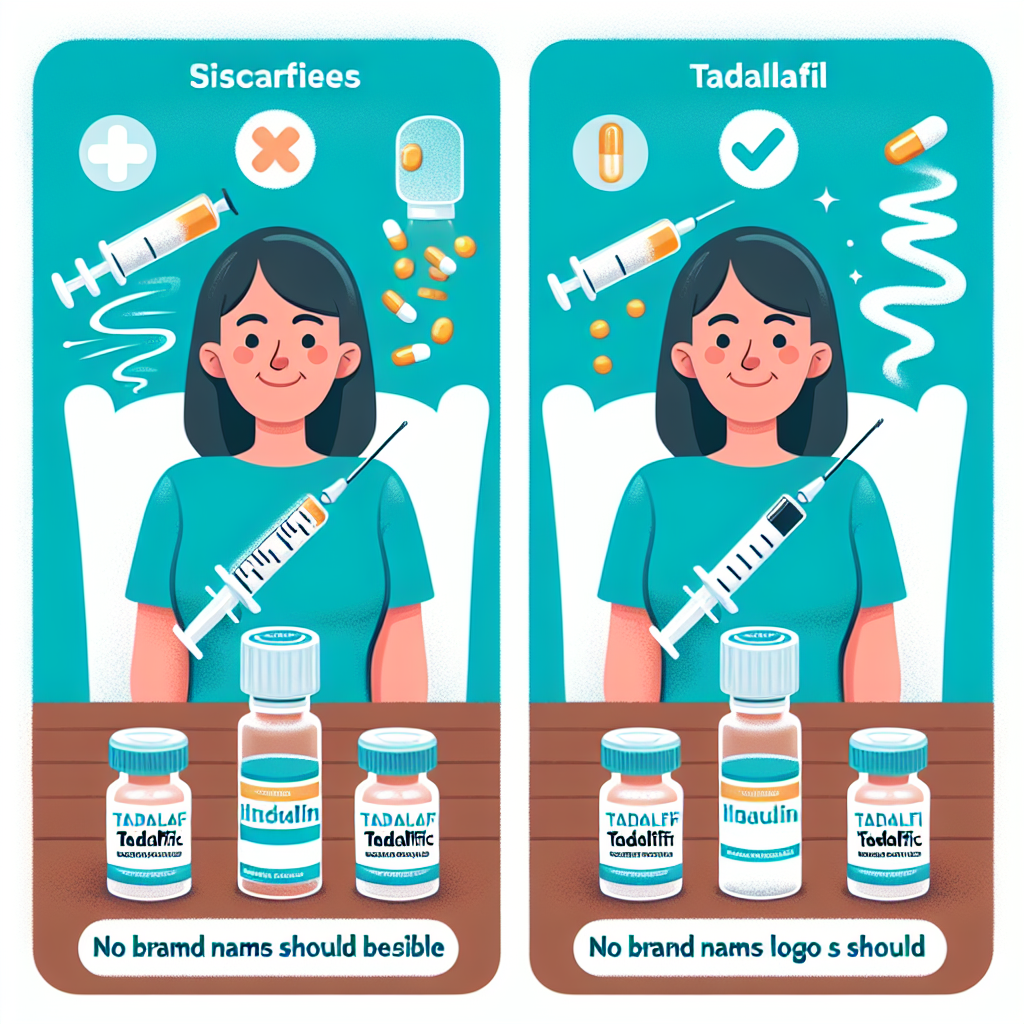 Diferencias en resultados al usar Tadalafil con y sin insulina