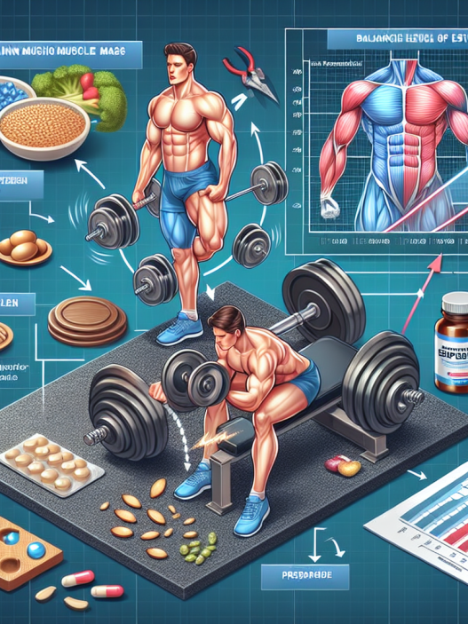 Preparativos para ganar masa muscular y niveles de estrógeno