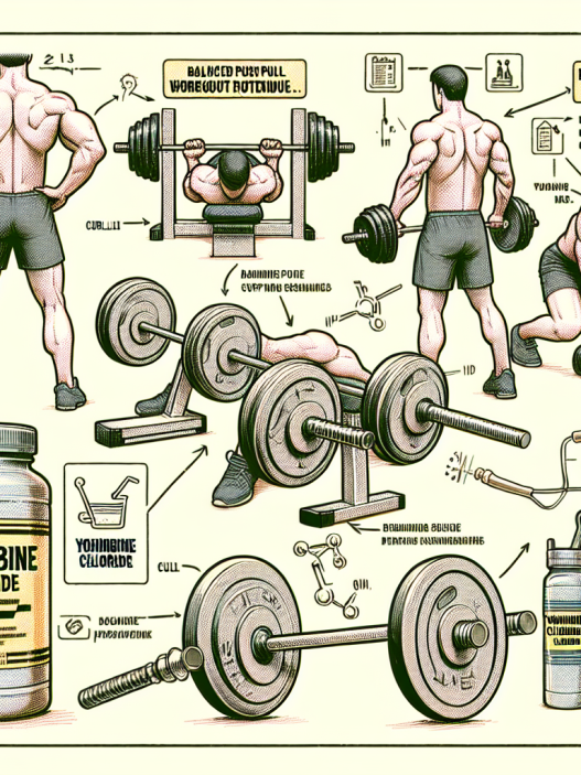 Qué rutina de empuje y tracción va mejor con Yohimbine chlorine