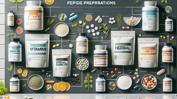 ¿Qué suplementos combinan bien con Preparados de péptidos?