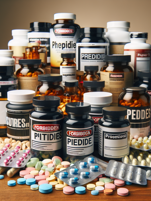 Suplementos prohibidos con Preparados de péptidos
