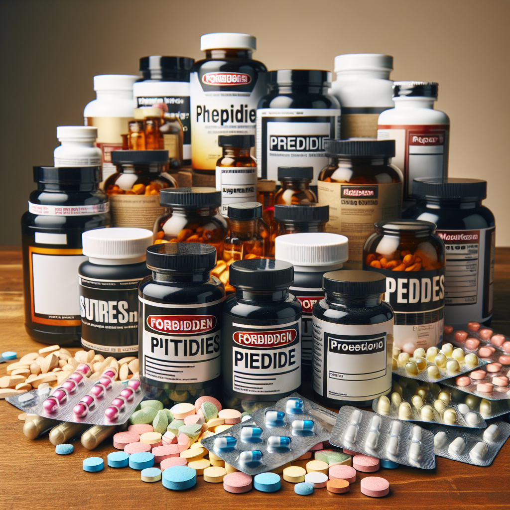 Suplementos prohibidos con Preparados de péptidos