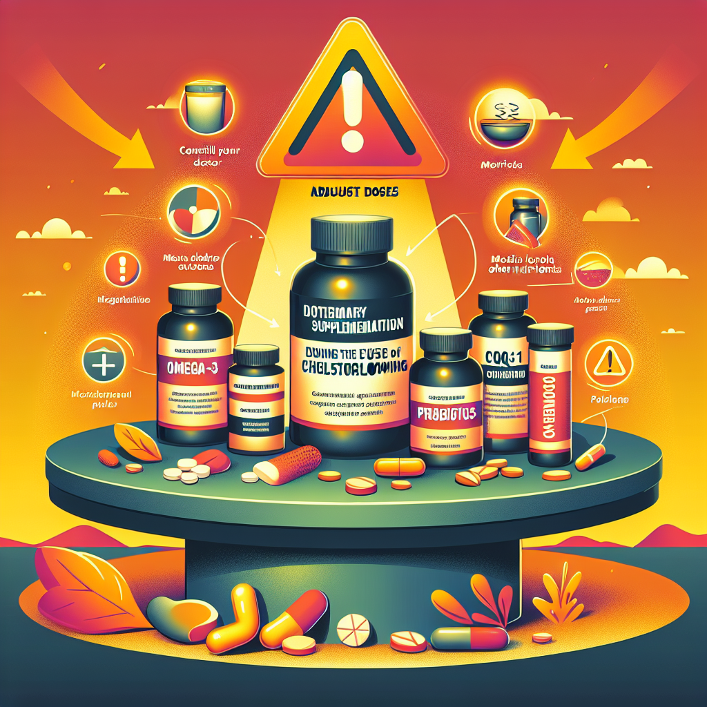 Cómo adaptar la suplementación durante el uso de Colesterol - agentes reductores