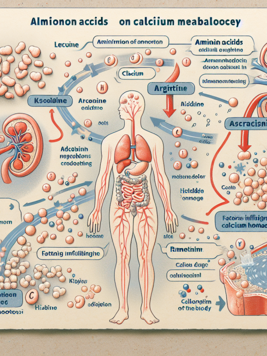 Cómo afecta Aminoácidos al metabolismo del calcio