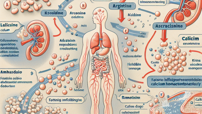 Cómo afecta Aminoácidos al metabolismo del calcio