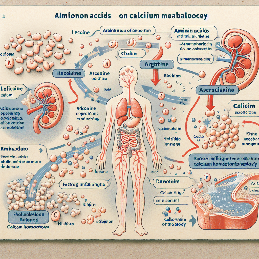 Cómo afecta Aminoácidos al metabolismo del calcio