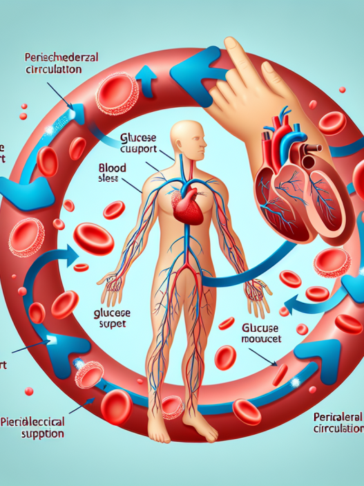 Cómo afecta Apoyo a la glucosa a la circulación periférica