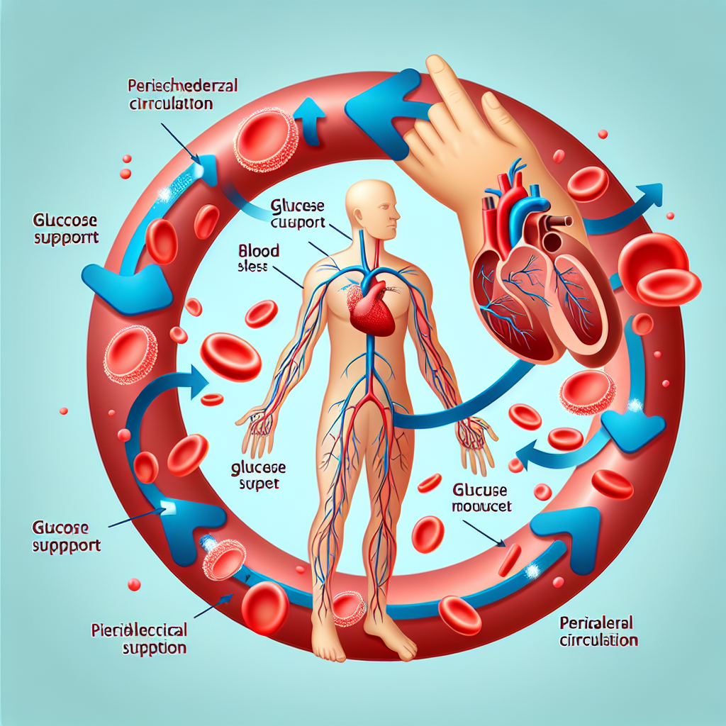Cómo afecta Apoyo a la glucosa a la circulación periférica