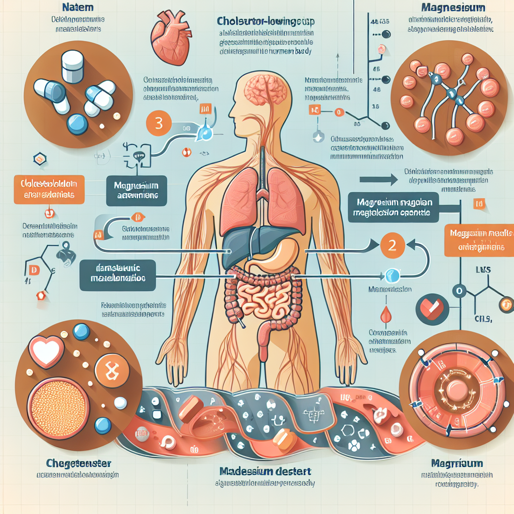 Cómo influye Colesterol - agentes reductores en el metabolismo del magnesio