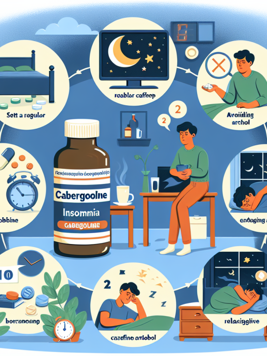 Cómo manejar el insomnio relacionado con Cabergolina