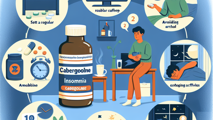 Cómo manejar el insomnio relacionado con Cabergolina