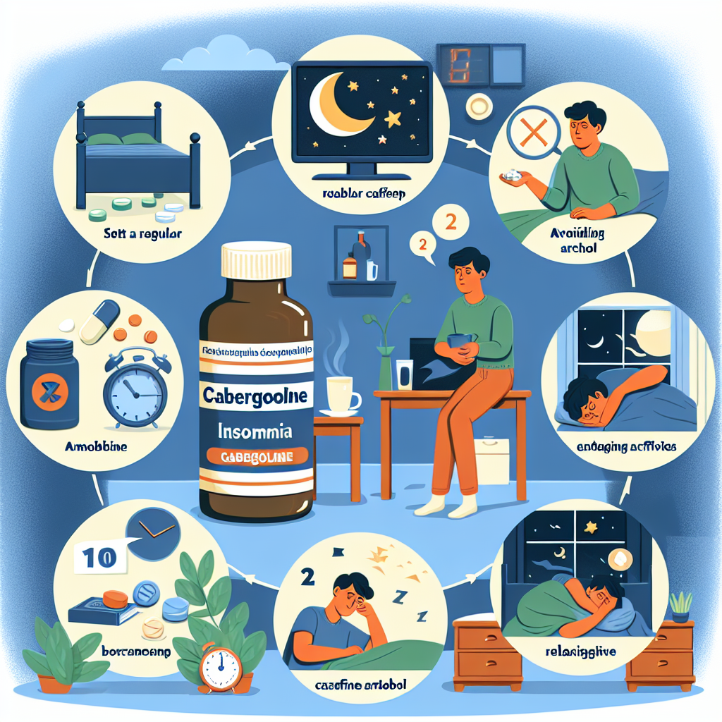 Cómo manejar el insomnio relacionado con Cabergolina