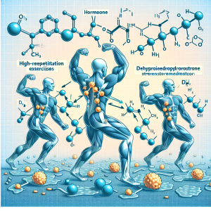 Cómo influye Dehydroepiandrosteron en ejercicios con repeticiones altas