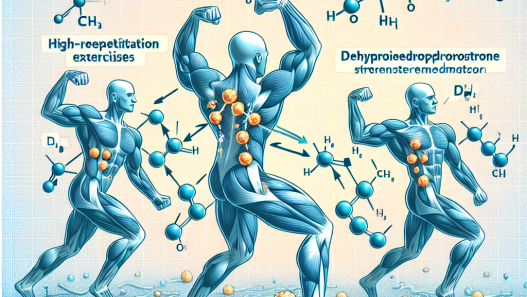 Cómo influye Dehydroepiandrosteron en ejercicios con repeticiones altas