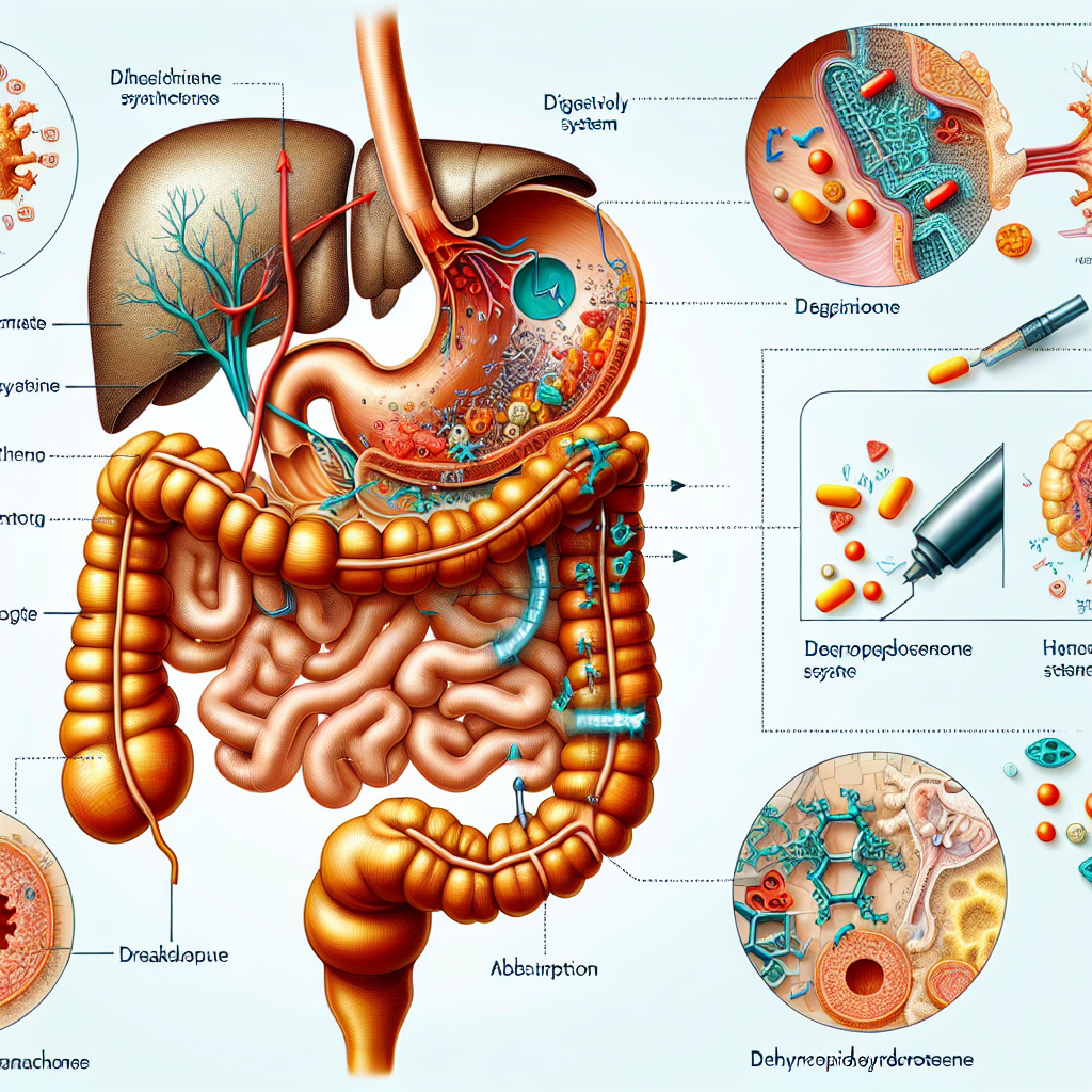 Cómo responde el sistema digestivo a Dehydroepiandrosteron