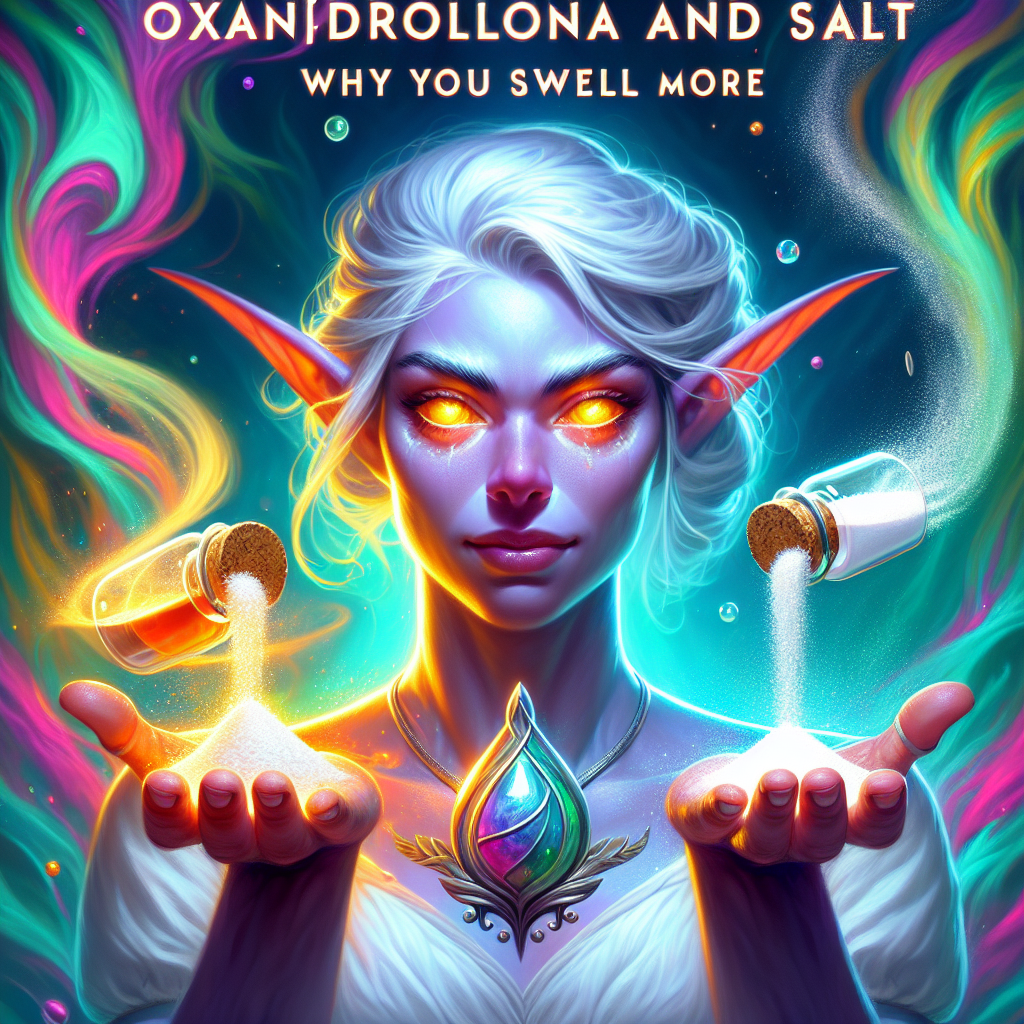 Oxandrolona y sal: por qué te hinchas más