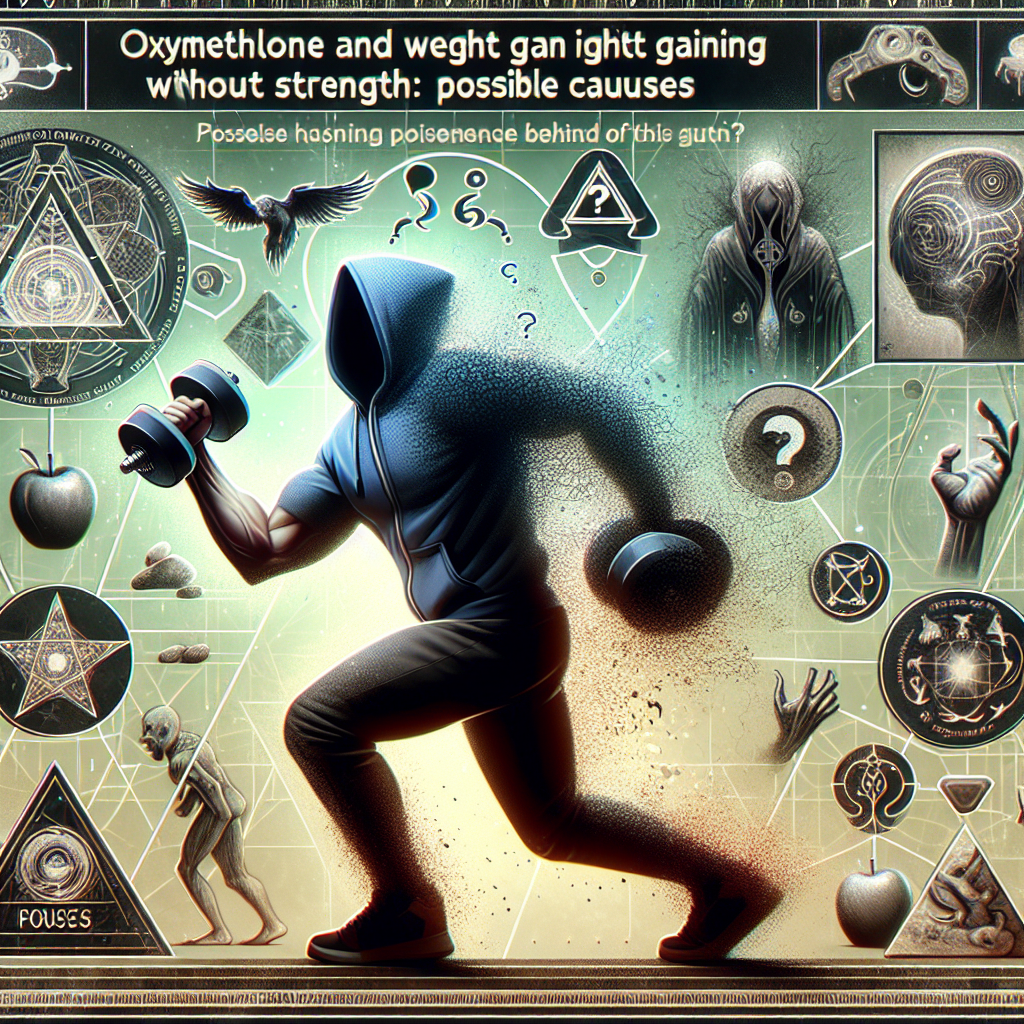 Oximetolona y peso que sube sin fuerza: causas posibles
